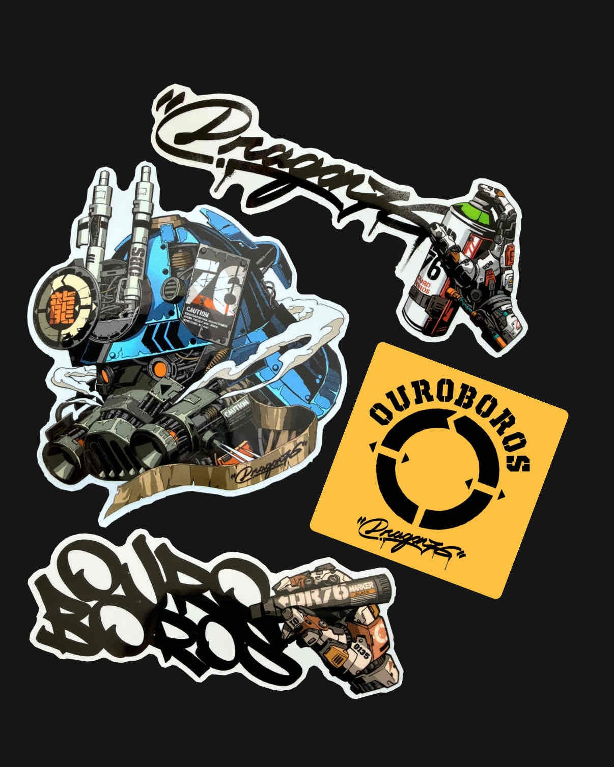 Dragon76 Stickers