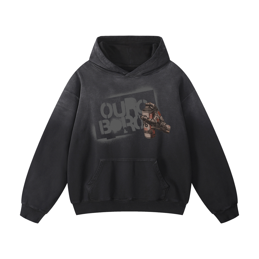 BIG SPRAY IN HAND Oversized Hoodie
