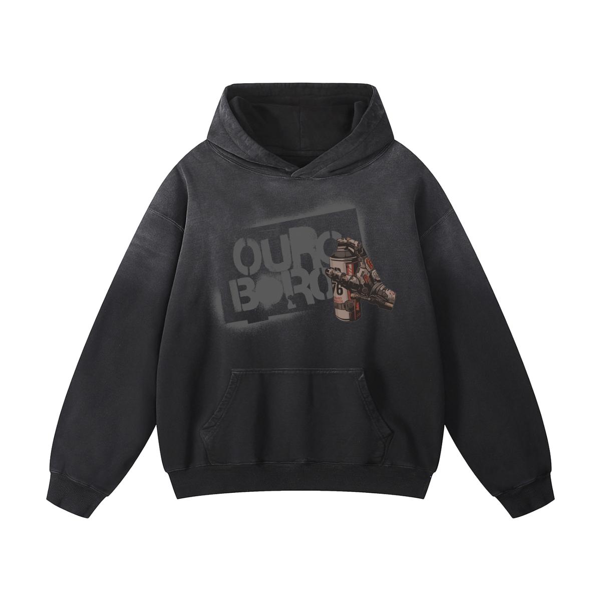 BIG SPRAY IN HAND Oversized Hoodie